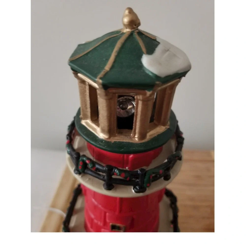 Lighthouse Light Up Style Electrical Figurine Height 9.5 in Christmas